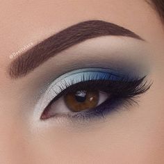 Heavy Makeup, Blue Eyeshadow, Eye Makeup Tips, Eye Makeup Art