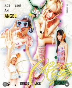 an advertisement for girls crazy featuring two women in dresses and one girl with glasses on her head