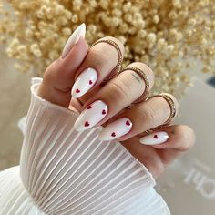 24Pcs Red Heart Nails Fake Wearable Long Almond False Nails Art Acrylic Press on Nails Full Coverage Nails Glossy, Medium Almond, Almond Shape Nails, Nails Medium, Nails Red, New Year's Nails, Room Pictures, Heart Nails, Nail Art Hacks