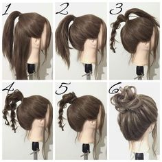 Easy Updos For Medium Hair, Braid Bun, Perfect Bun, Up Dos, Easy Hair Updos, Rope Braid, Up Dos For Medium Hair, Pinterest Hair, Peinados Fáciles Para Cabello Corto