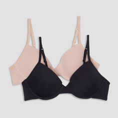 Give your little ones unbeatable comfort with the Hanes Girls' 2pk Underwire Bra in Beige/Black. These awesome bras provide underwired support, along with molded cups that fit snugly and invisibly under any outfit. Both practical and comfy, they’ll feel so secure and worry-free when wearing these. Plus, the machine-washable design makes care a breeze. Get little ones ready to experience exceptional comfort and total confidence with these Hanes girls' underwire bras. Mha Dr, Underwire Bras, Lace Bras, Desired Reality, Bra For Women, Cute Bras, Unlined Bra, Back To School Shopping, School Shopping