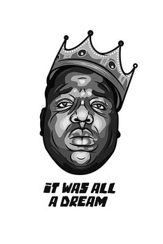 Retro Rap Posters, Rap Posters Bedroom Vintage, Notorious Big Art, Biggie Smalls Poster, Poster Rapper, Hip Hop Lyrics Art, Hip Hop T-shirt With Text Print, Hip Hop Cotton T-shirt With Text Print