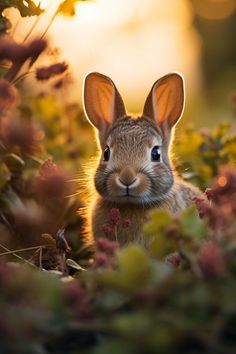 Bunnies basking in twilight's glow, a serene nature spectacle. Wild Animals Photography, Rabbit Painting, Majestic Animals, Cute Animal Pictures, Photo Reference