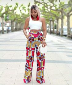 Ankara Pants, Ankara Trousers, Trendy Ankara Styles, African Print Skirt, Latest Ankara