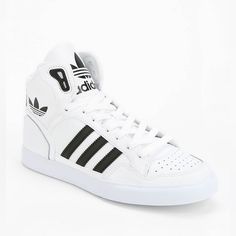 New Adidas Original Extaball Leather High Top Sneakers Size 7 New With Box! Never Worn! Colors White With Black Kswiss Sneaker, Adidas Slip On Sneakers, Adidas Ultra Boost Women, Steampunk Bedroom, Adidas Slip, Custom Sneakers Diy, Adidas Pharrell Williams, Adidas High Tops, Adidas High