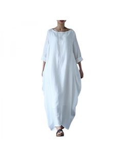 Free 2-day shipping. Buy Lavaport Plus Size Women Causal Soild Kaftan Maxi Dress Long Shirt Dress at Walmart.com Long Maxi Dress Casual, Long Shirt Women, Cozy Clothes, Maxi Dress Casual, Streetwear Outfit Ideas, Charm City, Black Attire, Kaftan Maxi Dress, William Henry