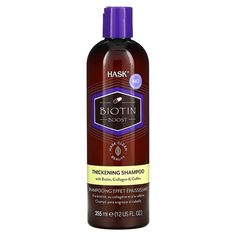 Hask Beauty, Biotin Boost, Thickening Shampoo, 12 fl oz (355 ml) Collagen Coffee, Coffea Arabica, Biotin Shampoo, Magnesium Chloride, Thickening Shampoo, Sodium Benzoate, Fuller Hair, Childrens Health, Sodium Hydroxide