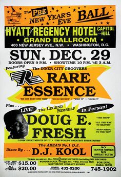 an event poster for the new york hotel