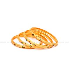 Fancy Bangles Gold, Gold Bangles Design Unique Latest, 22k Gold Bangles, Gold Earrings Models, Gold Bangle Set, Rose Gold Bangle, Enamel Bangle, Bangles Making