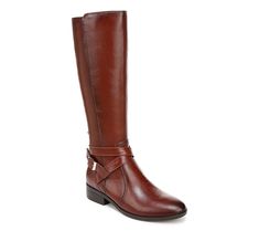 Go West. These sleek high-shaft riding boots, with a walkable heel and narrow calf, have places to be. The Rena2 steps you into style with polished straps, buckles, and a side-zip closure, making them perfect for any adventure. Enjoy premium fit and support with the Contour+ Comfort technology and removable insole. From Naturalizer. Extra Wide Calf Boots, Leather Riding Boots, Wide Calf, Wide Calf Boots, High Boots, Knee High Boots, Knee High, Riding Boots, Leather Boots