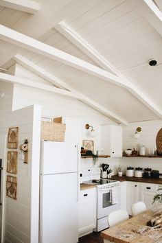 the kitchen is clean and ready to be used as a place for cooking or eating