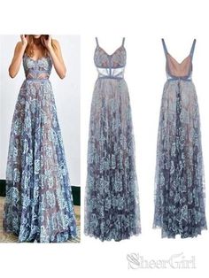 Fashion Party Dress, Backless Formal Dresses, Popular Prom Dresses, Spaghetti Strap Prom Dress, Floor Length Prom Dresses, Dress A Line, Prom Dresses Lace, Navy Dresses, Formal Evening Dresses