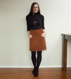 Corderoy Skirt, Sewing Skirt, Instagram Pattern, Winter Turtleneck, Faux Suede Skirt, Diy Skirt, Our Place, Diy Sewing Pattern