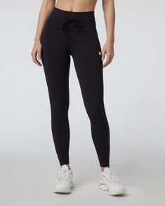 A brand-new perspective on leggings, the Daily Leggings are pulling out all the stops. Featuring a high waist, drawstring tie, an upgraded no-slip fit, 7/8 length and cuffed ankles, there’s no mistake in the name—you’ll want to wear these daily.Also check out our Daily Pocket Legging with side pockets. | Vuori Daily Legging | Black | Medium Vuori makes premium performance apparel inspired by the active Coastal California lifestyle; an integration of fitness, surf, sport, and art. Breaking down t Athleisure Activewear With Drawstring, Ab Workout With Weights, Checked Leggings, Petite Leggings, Fun Money, Clothing Wishlist, Everyday Leggings, Dior Earrings, Coastal California