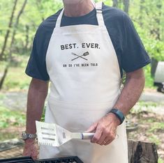 an older man is cooking on the grill