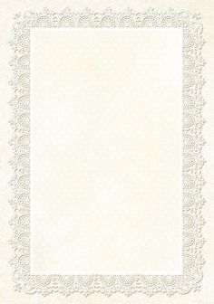 a white lace border with polka dots on the bottom and an ornate design in the middle