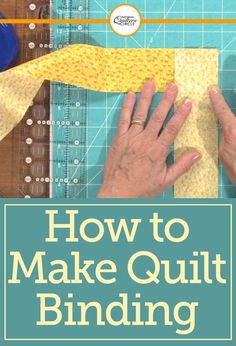 Quilt Binding Tutorial, Beginner Sewing Projects Easy, Quilt Binding, Nine Patch, Quilting Tips, Sewing Projects For Beginners, Quilting Tutorials