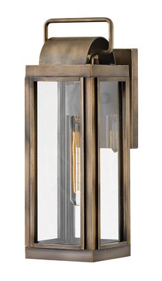 Hinkley - 2840BU - One Light Outdoor Lantern - Sag Harbor - Burnished Bronze Wall Mount Lantern, Exterior Light Fixtures, Led Outdoor Wall Lights, Garage Lighting, Hinkley Lighting, Led Stripes, Outdoor Sconces, Outdoor Light Fixtures, Outdoor Wall Lantern