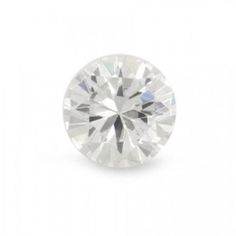 a round cut diamond on a white background