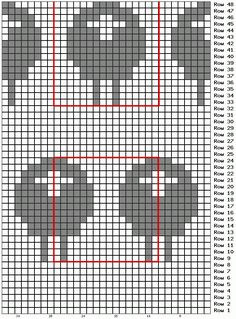 a cross stitch pattern with elephants on it