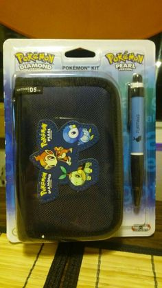 a pen and notebook in the packaging for pokemon pika - pok'n