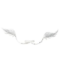 Introducing our adjustable choker with a stunning angel wing design and studded embellishments. This versatile piece allows you to customize the size for a comfortable fit. Elevate your look with this unique accessory that effortlessly combines edgy and angelic elements.  Please note that the price includes one choker. Angel Wing Design, Butterfly Backpack, Angel Wings Design, White Angel Wings, Steampunk Fashion Male, Wing Design, Pink Dragon, Tie Necklace, White Angel