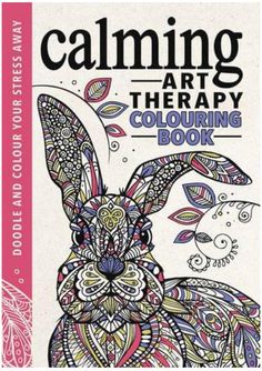 the coloring book for adults with an image of a rabbit