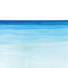 an abstract watercolor painting of blue and white waves on the beach with text overlay