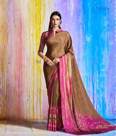 price -1399/- catalog no-2736 design no-31885 for order call/whats +917359535491 #saree #sarees  #CottonSarees #SilkSarees #GeorgetteSarees #ChiffonSarees #NetSarees #CrepeSarees #ViscoseSarees #TissueSarees #SatinSarees #VelvetSarees #BrassoSarees #ShimmerSarees #JacquardSarees #LinenSarees #BridalSarees #karwachauthsarees #EthnicSarees #WeddingSarees #PongalSarees #FancySarees #PartyWearSarees #BanarasiSarees #BanarasiSilkSarees #ChanderiSarees #KotaSilkSarees Traditional Saree, Brown And Pink