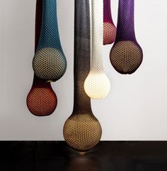 the award winning design and competition is awarded for its unique lighting fixtures, including three hanging lamps