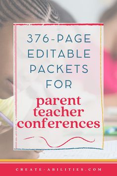 This 376 page pack has everything you need to help your parent teacher conferences run smoothly. Increase your attendance, report what your students are learning, and set and communicate goals easily, all while staying organized! You will find each page in English and Spanish as well as editable versions to type in your own information. Perfect for kindergarten, 1st, 2nd, 3rd, 4th, and 5th grade. #parentteacherconference Parent Teacher Conference, Teacher Conferences, Parent Teacher Conferences, Parent Teacher, Parent Communication