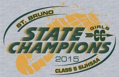 the state champs logo is shown in green and yellow on a gray background with white lettering