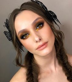 Gold And Brown Eye Makeup, Make Up Color, Angel Makeup, Makeup Challenge, Natural Beauty Makeup, Girly Style, Makeup Obsession, Kiss Makeup