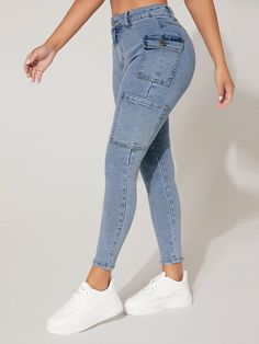 Denim Jeans Outfit, Casual Denim Jeans, Chic Jeans, Trendy Denim, Mode Jeans, Denim Chic, Outfit Jeans, Petite Jeans, Women Denim Jeans