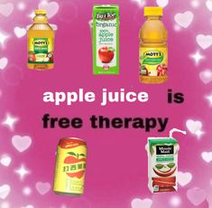 Apple Juice Aesthetic, Bad Apple, Minute Maid, Apple Juice, Orange Juice, Really Funny, Juice, Good Things, Drinks