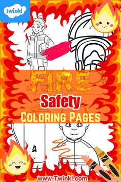 Fire Safety Coloring Pages Safety Coloring Pages, Fire Prevention Week, Fire Prevention