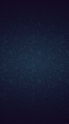 a dark blue wallpaper with swirls and leaves on it's sides, as well as the background