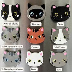 (Français ci-dessous) *Possibility to come pick up for FREE in Montreal! Contact me for pickup location.* ❤ Welcome to our creative studio where you'll find beautiful handcrafted pieces to decorate your home or present as a gift passed on through family tradition. This cat-lover clay magnet gift will make anyone smile back instantly at these irresistible cute faces! Their little smiles with their big, bright eyes will melt your heart! ♥ Many colours available: Black & white, siamese, black, grey Cat Fridge Magnet, Dog Magnets Diy, Clay Dog Magnet, Clay Cat Magnets, Cat Clay Magnet, Clay Ideas Magnets, Fridge Magnets Clay, Clay Cat Easy, Clay Fridge Magnets Diy