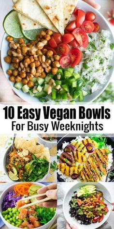 10 easy vegan bowls for busy weeknights