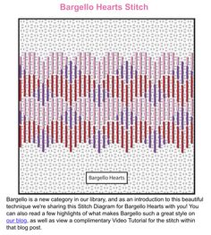 the barcello hearts stitch pattern