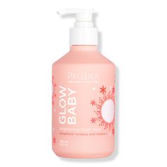 Glow Baby Brightening Body Wash -  Pacifica Glow Baby Vitamin C Brightening Body Wash is an ultra-hydrating daily gel body wash that effectively cleanses while brightening dull, lackluster skin.    Benefits     Formulated to make your skin feel instantly soft and glowing Infused with a blend of Vitamin C and Kakadu Plum to help reveal radiance Formulated without parabens, phthalates, mineral oil. silicones, or sulfates 75% PCR (Post Consumer Recycled) Plastic Bottle 100% Vegan Cruelty-free     F Brightening Body Scrub, Brightening Body Wash, Baby Body Wash, Baby Vitamins, Body Mask, Kakadu Plum, Body Hacks, Essential Oil Bottles, Tanning Lotion