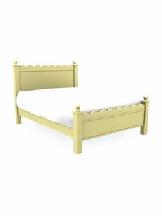 the bed frame is made up and ready to be used as a child's bed