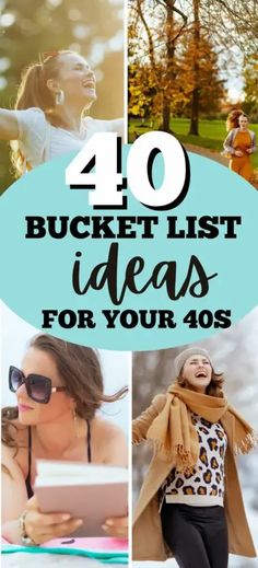 the top ten bucket list ideas for your 40s