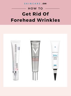 Get Rid Of Forehead Wrinkles, Brow Wrinkles, Philosophy Skin Care, Forehead Lines, Loreal Revitalift, Forehead Wrinkles, Glow Skin, Sensitive Skin Care, Deep Wrinkles