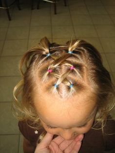 Hair Today: Look what you have been up too! Hair Styles For Toddlers With Short Hair, Quick Girls Hairstyles Kids, Babygirl Hairstyle, Toddler Hairstyles Girl Fine Hair