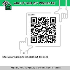 a qr code for the project about our diy projects, with an image of a