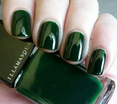 Unghie Nail Art, Green Nail Polish, Nails Matte, Nails Stiletto, Green Nail, Acrylic Coffin, Nails Blue, Nails Square, Design Nails