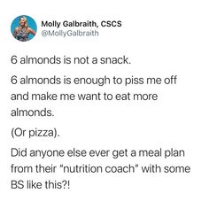 Did anyone else ever get a meal plan from their “nutrition coach” with some BS like this?! 🙋🏼‍♀️🤦🏼‍♀️🙄😂😭😡🤬 Y’all stuff like this 👆🏽👆🏻👆🏿👆🏼👆🏾 is the reason that disordered eating (DE) and eating disorders (ED) are so prevalent. I Want To Eat, Eating Habits, Meal Plan, Fat Loss, The Truth, Meal Planning