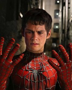 the amazing spider - man from the movie's first trailer is shown in this image