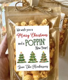 we wish you a merry christmas and a popin'new year goodie bag